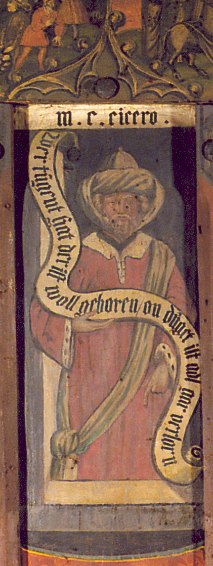München, Bayer. Nationalmuseum, Inv.-Nr. MA 856-860: Wand- und Deckenverkleidung aus der Augsburger Weberstube
